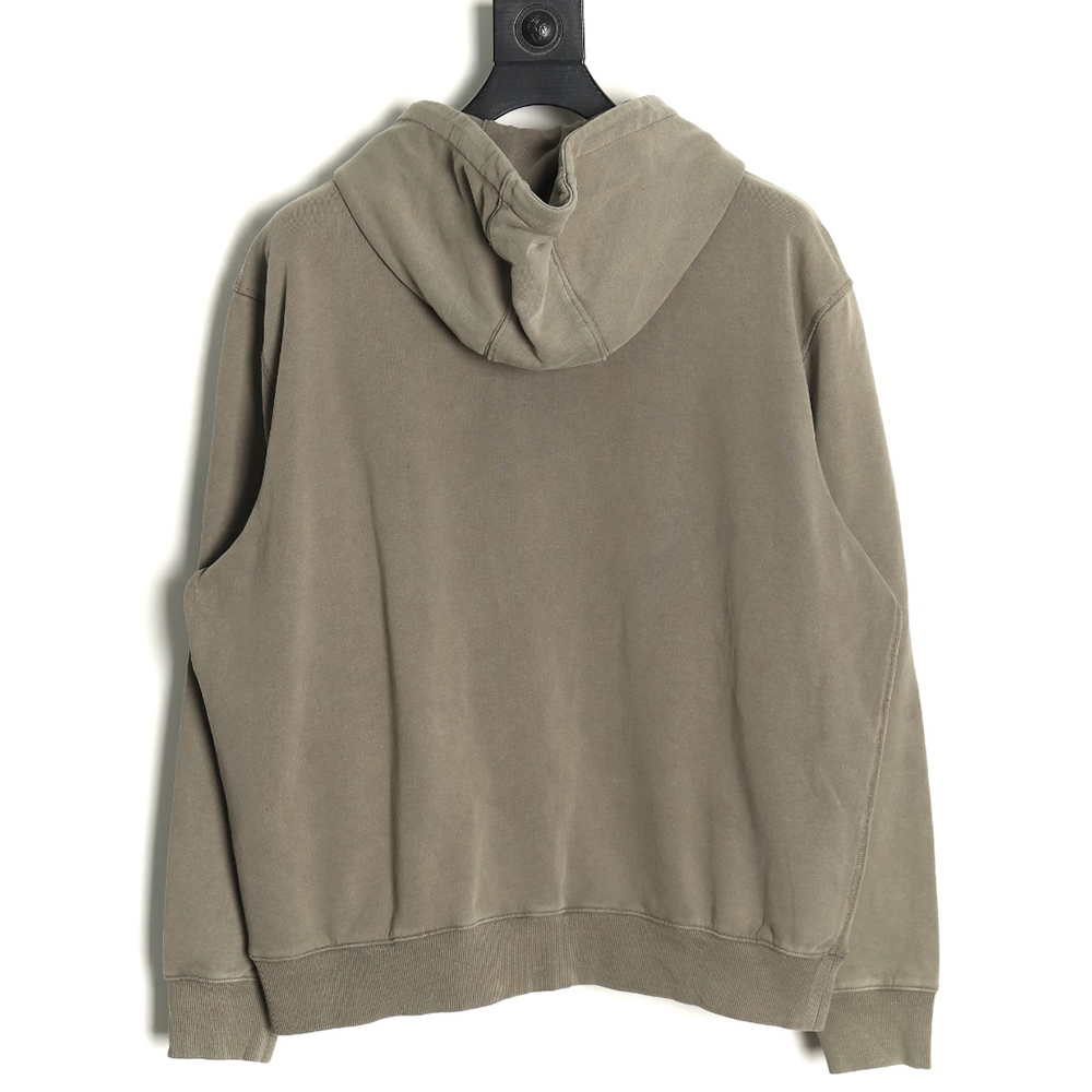 Prada embroidered logo washed hoodie