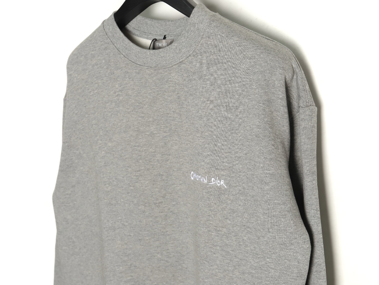 Dior signature embroidered crewneck sweatshirt