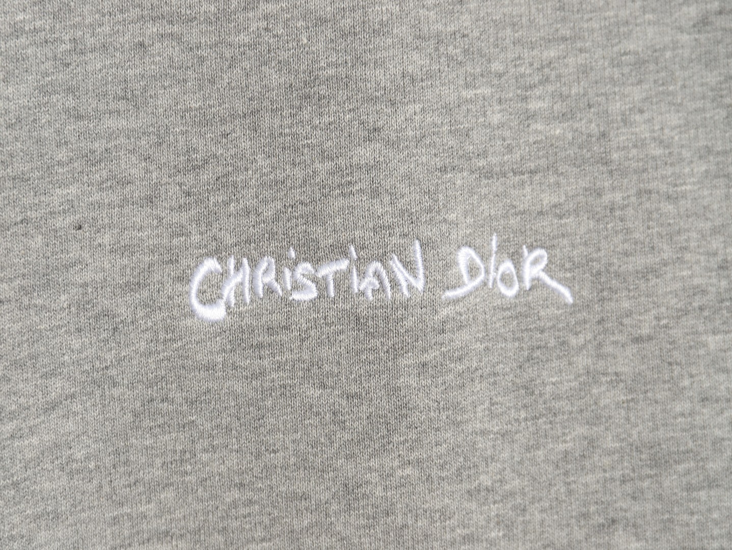 Dior signature embroidered crewneck sweatshirt