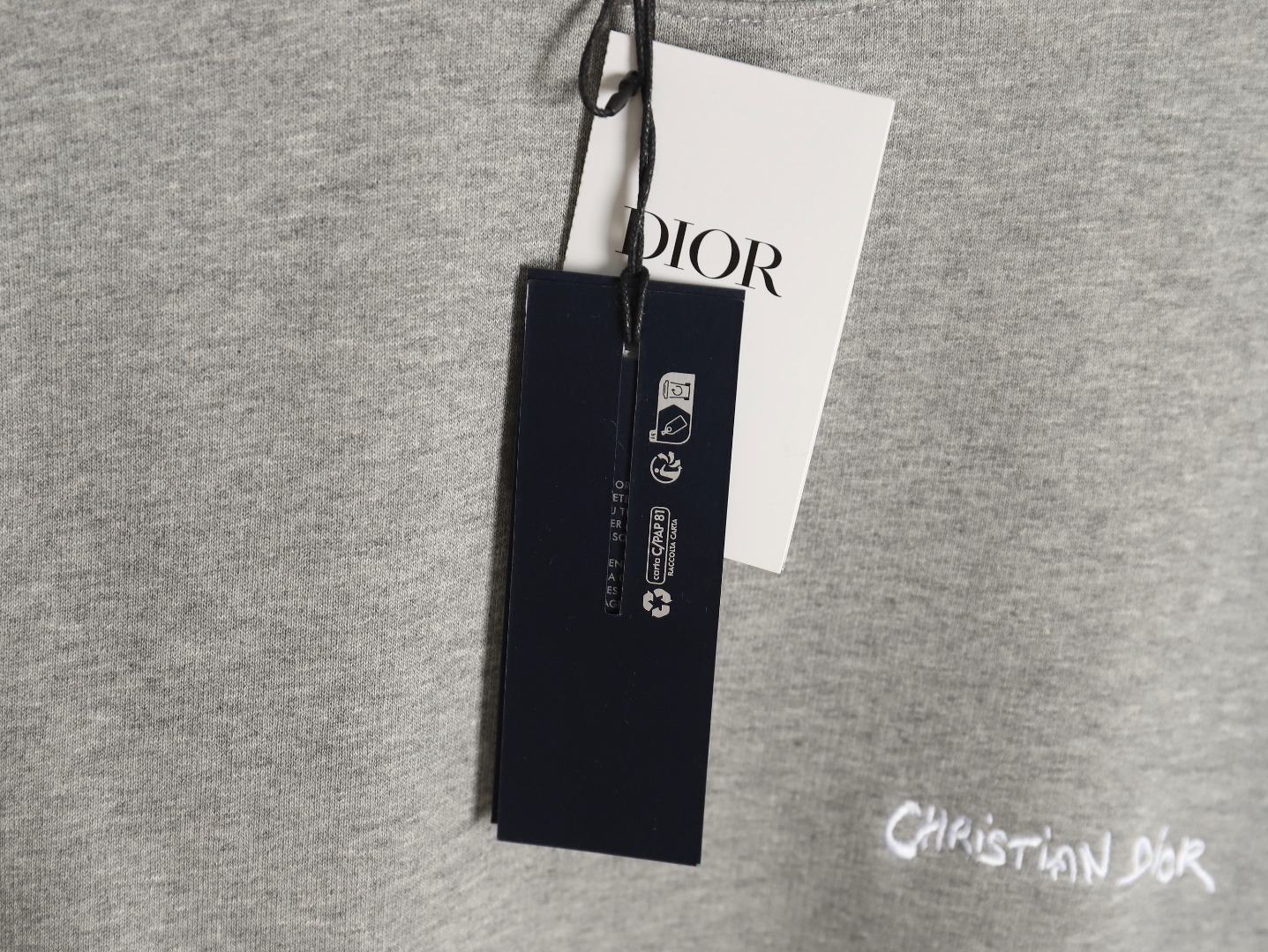 Dior signature embroidered crewneck sweatshirt