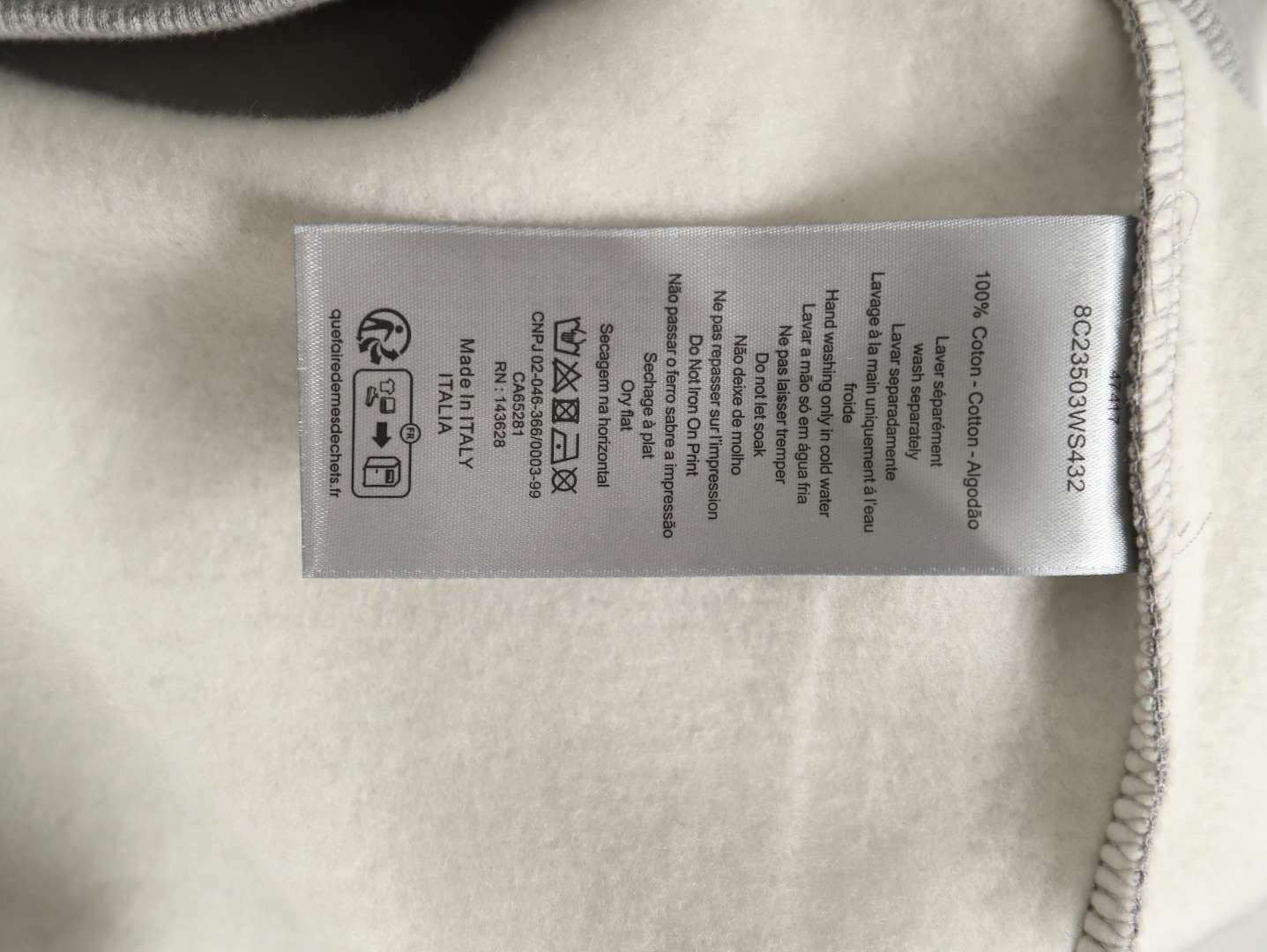 Dior signature embroidered crewneck sweatshirt