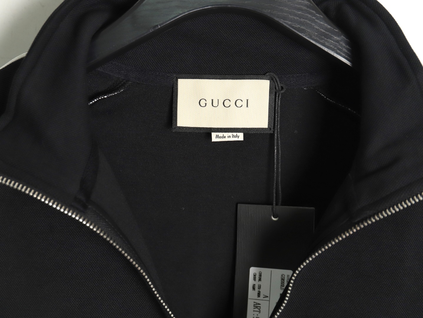 Gucci 1921 Double G Web zip-up jacket