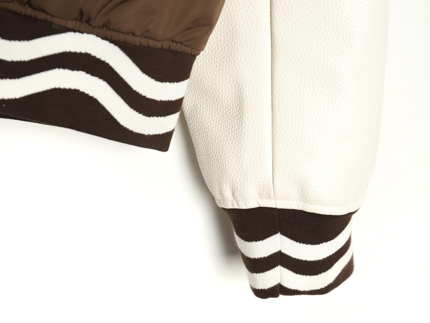 Louis Vuitton floral patch baseball jacket