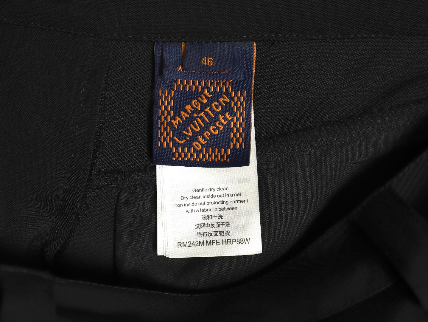 Louis Vuitton Turquoise wool trousers