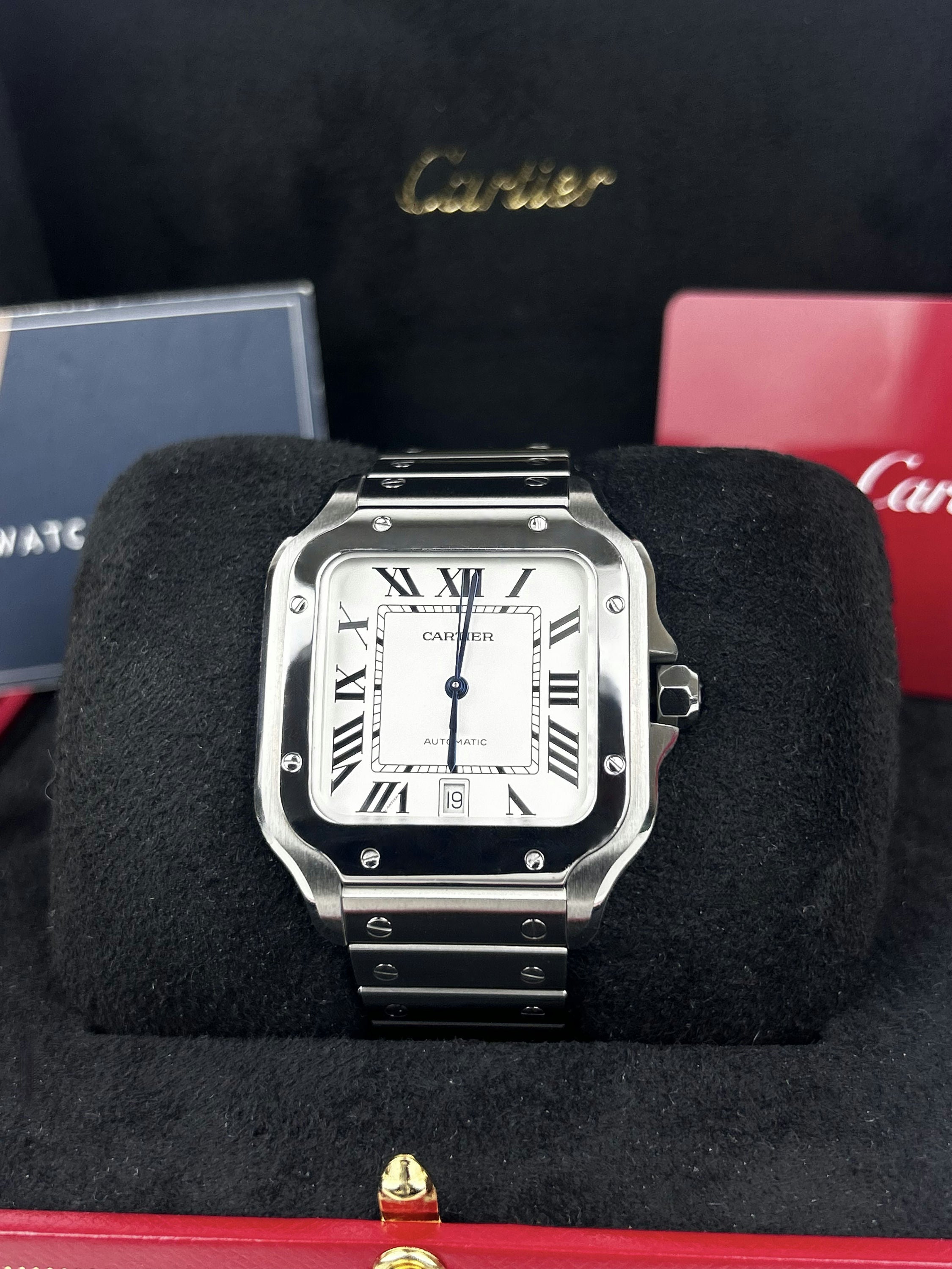 Cartier - Santos De Cartier - WSSA0018 - White Dial - Steel - 2022