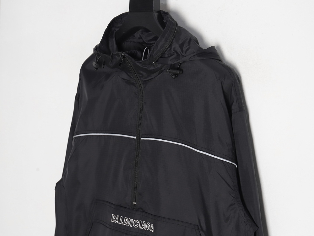 Balenciaga Half Zip Hood Jacket