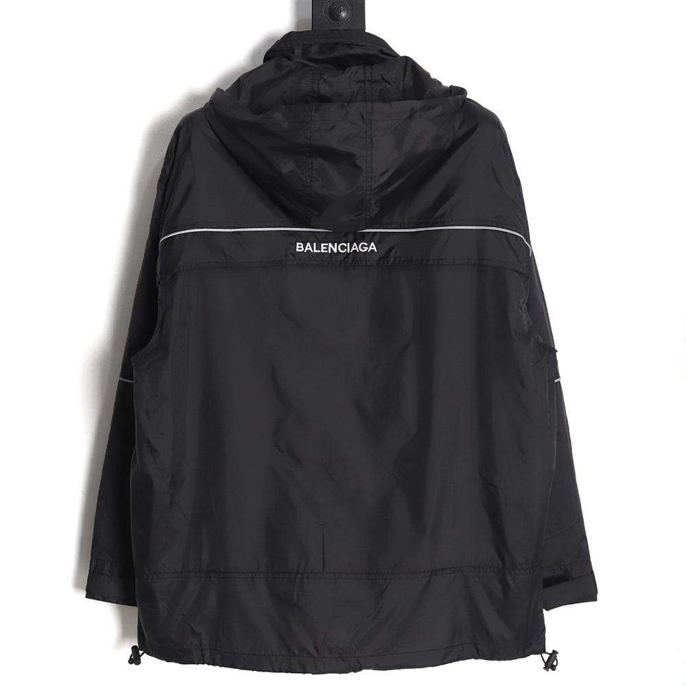 Balenciaga Half Zip Hood Jacket