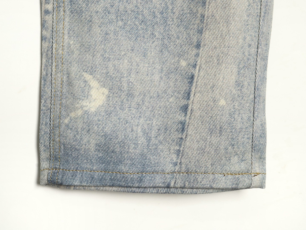 Balenciaga washed loose wide-leg jeans TSK1
