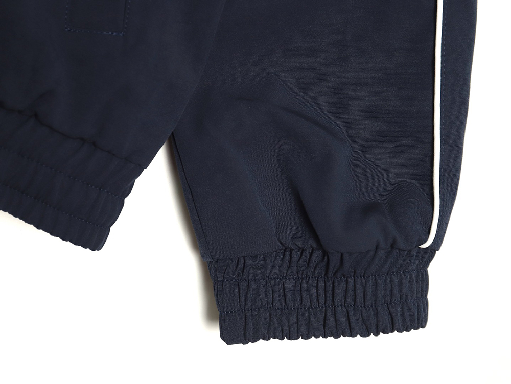 Chanel Embroidered Slogan Vintage Zipper Trench Coat