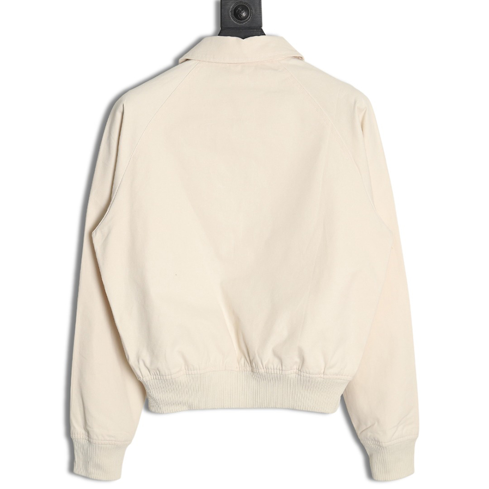Dior embroidered heart cropped jacket