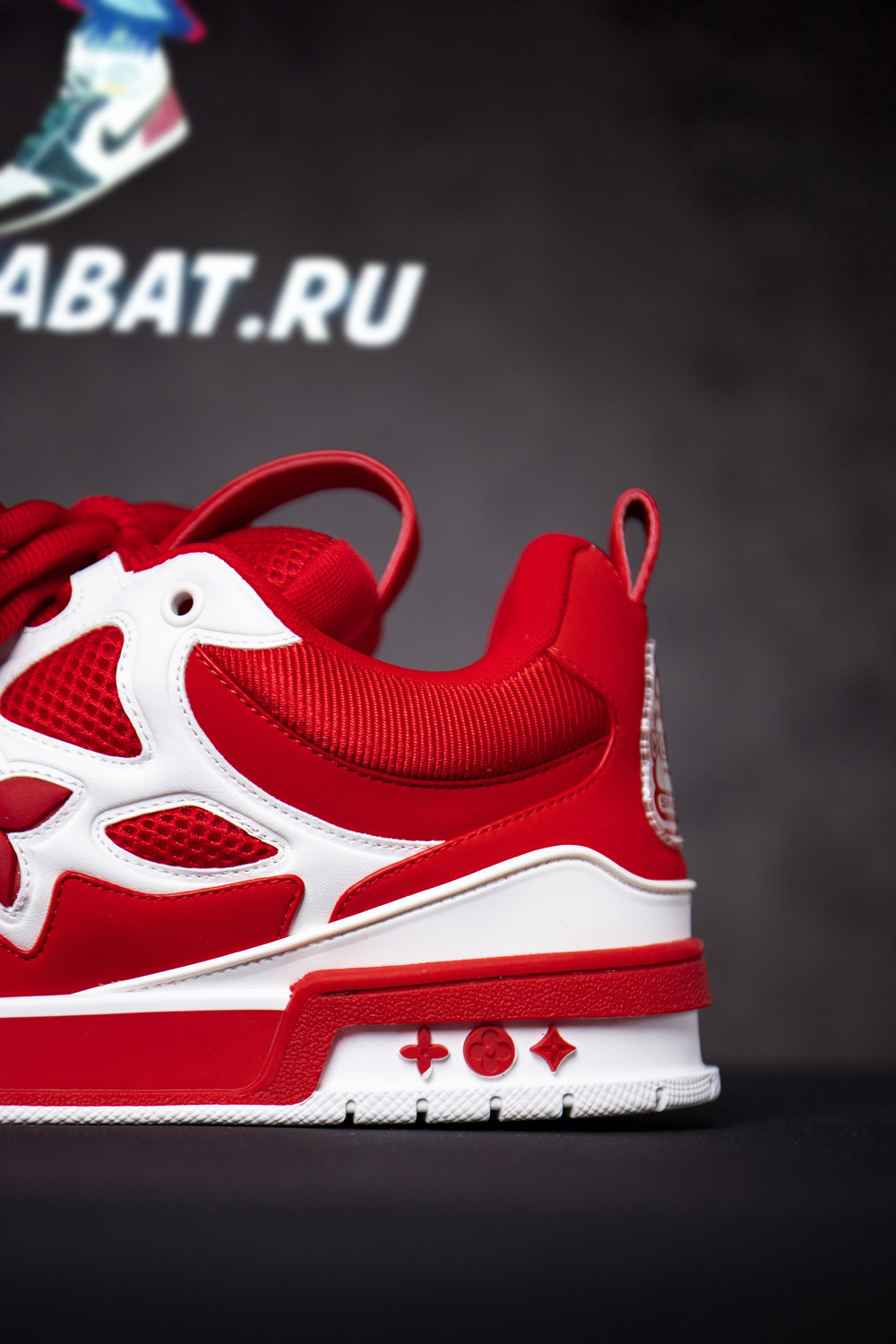 Louis Vuitton LV Skate Sneaker Red White