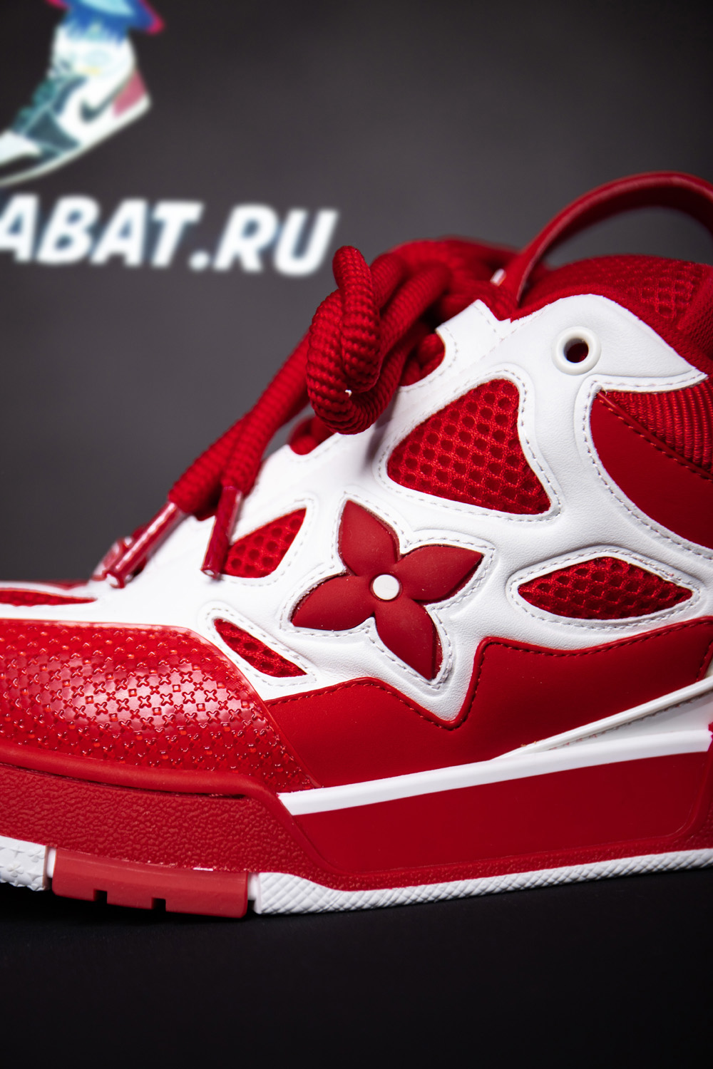 Louis Vuitton LV Skate Sneaker Red White