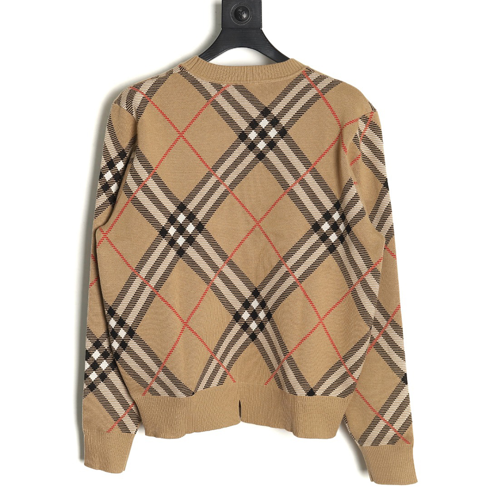 Burberry Twill crewneck knitted sweater