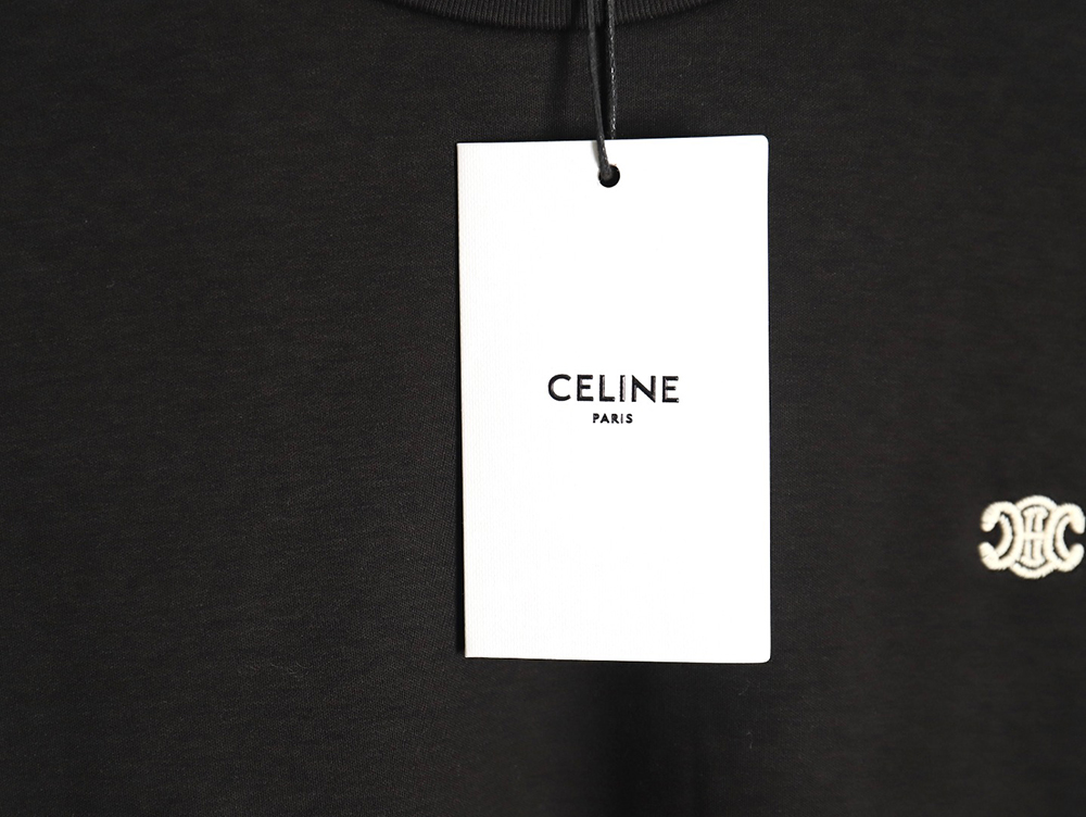 Celine Arc de Triomphe Embroidery Long Sleeves