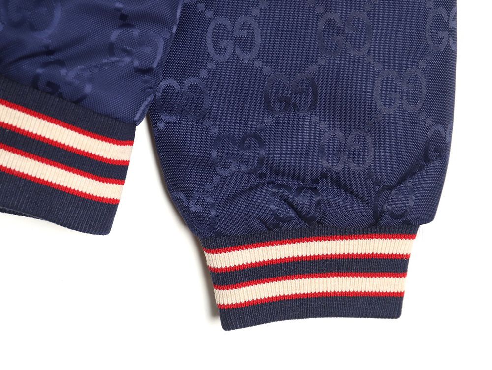 Gucci all-over double G jacquard reversible quilted jacket