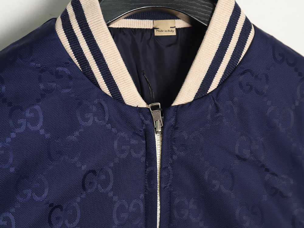 Gucci all-over double G jacquard reversible quilted jacket