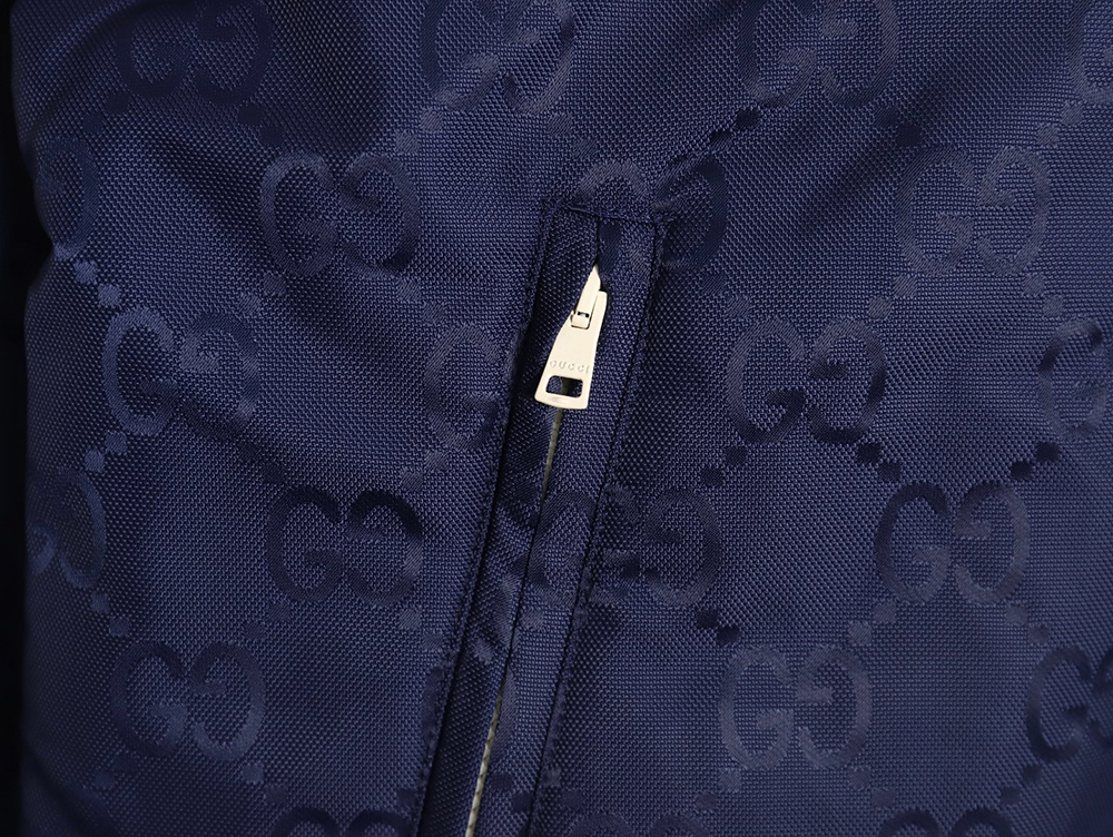 Gucci all-over double G jacquard reversible quilted jacket