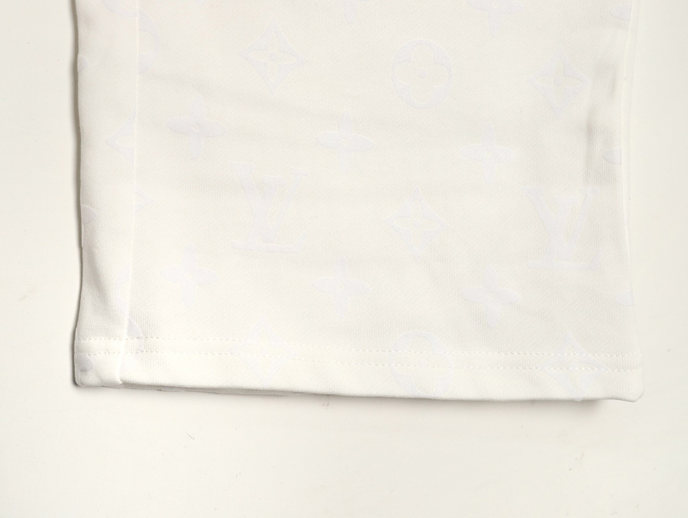 Louis Vuitton monogram flocked trousers