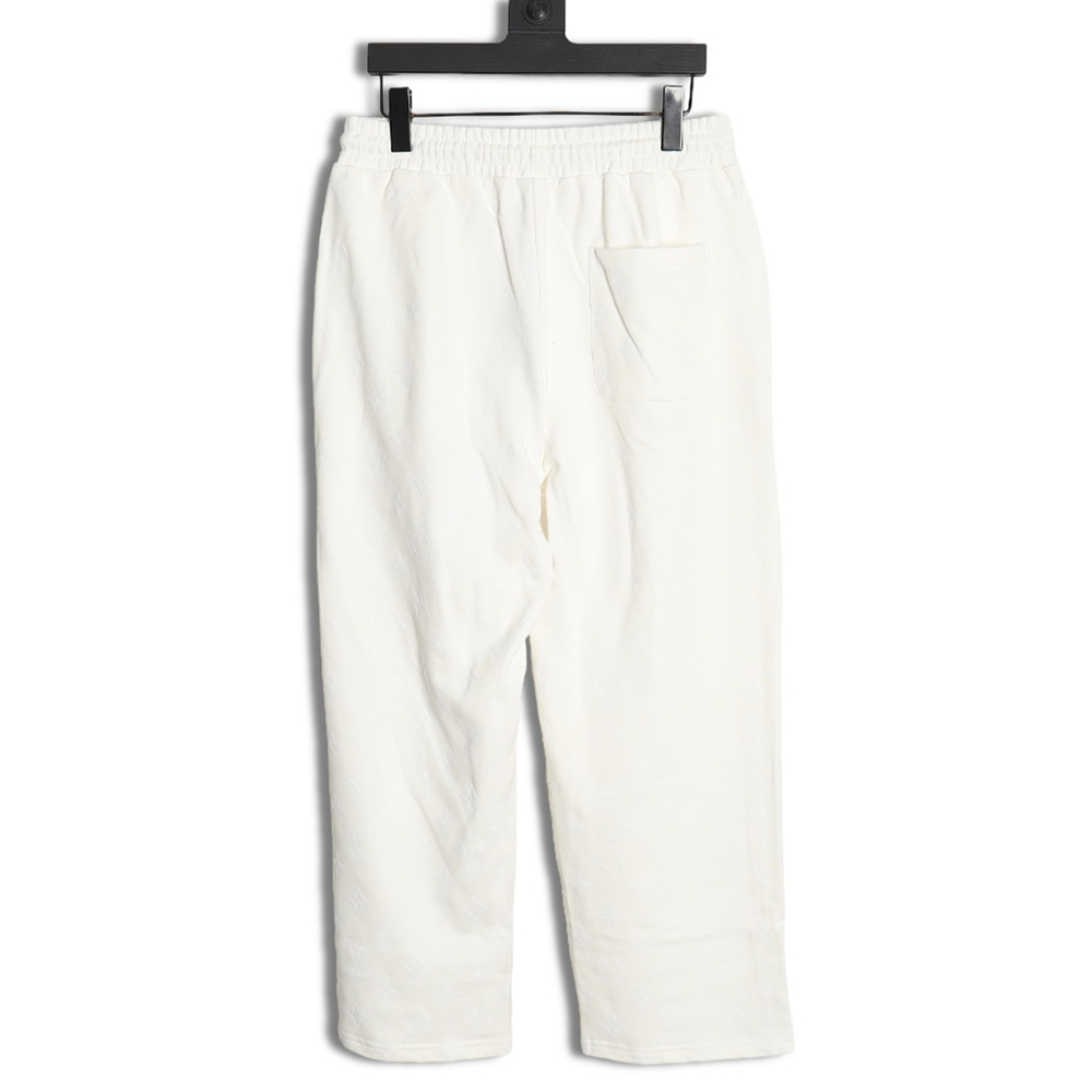 Louis Vuitton monogram flocked trousers