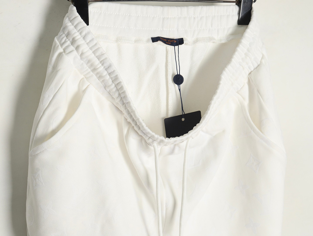 Louis Vuitton monogram flocked trousers