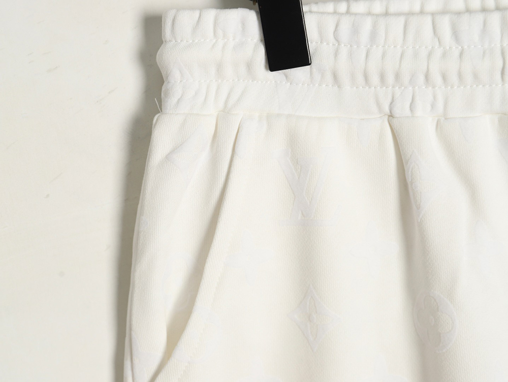 Louis Vuitton monogram flocked trousers