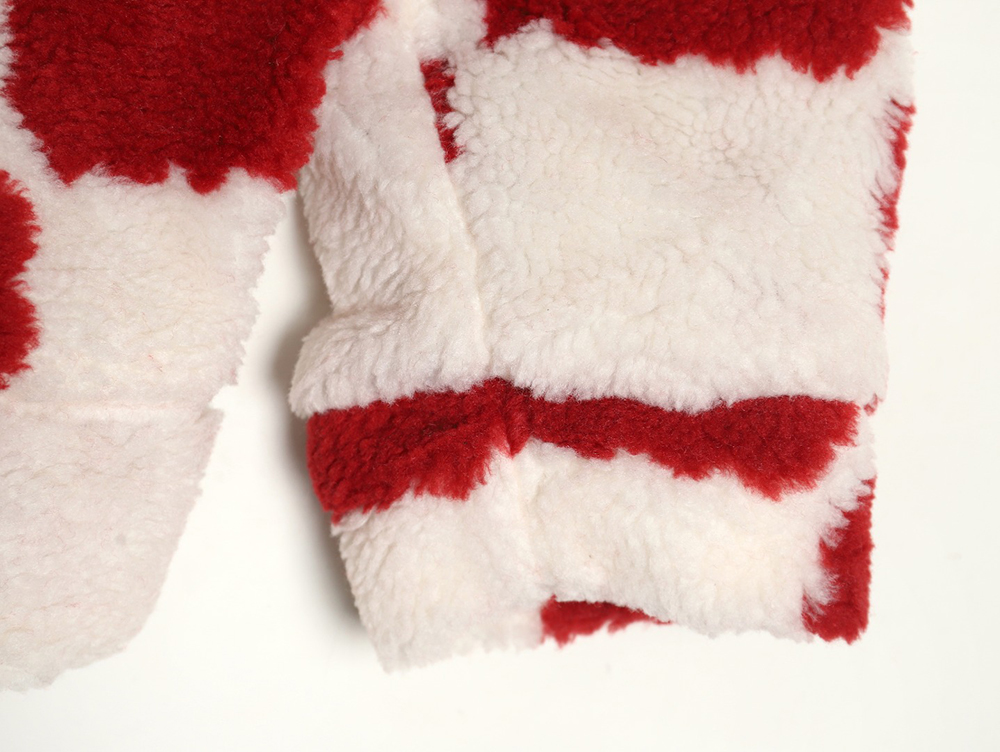 Louis vuitton & nigo checkerboard sherpa jacket