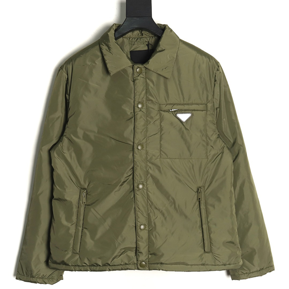 Prada Recycled Nylon Lightweight Puffer Jacket