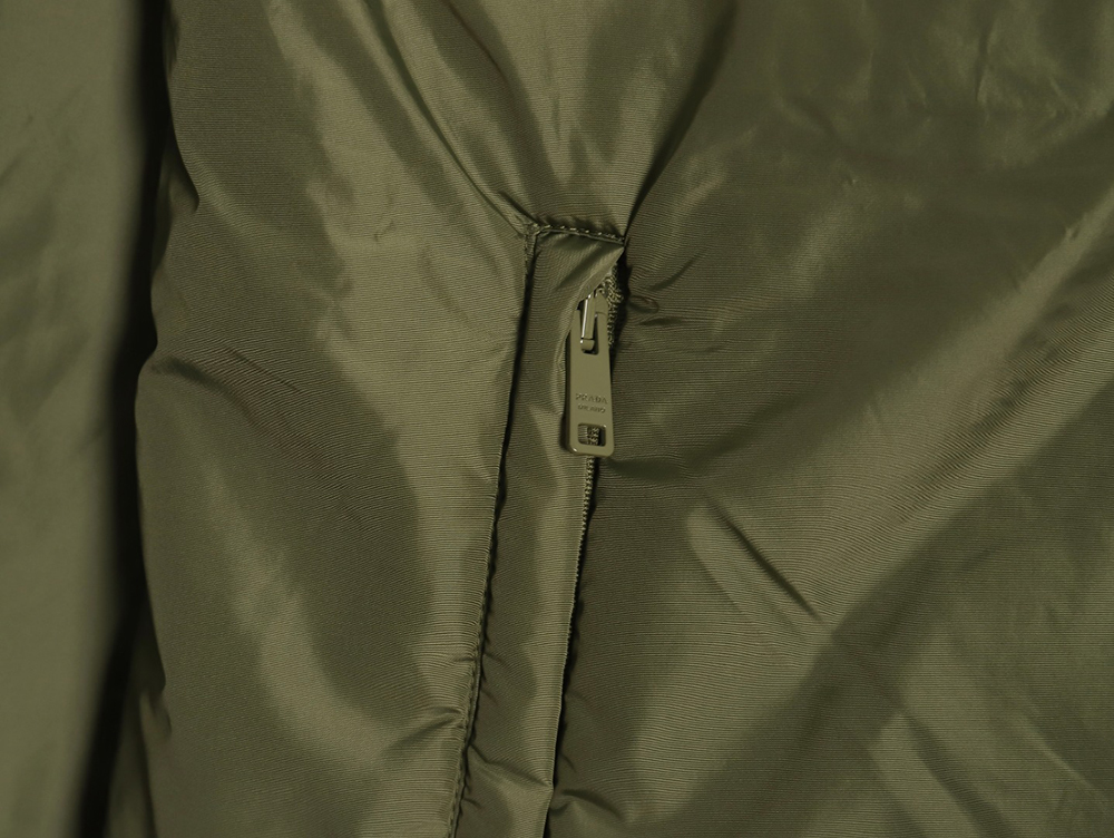 Prada Recycled Nylon Lightweight Puffer Jacket