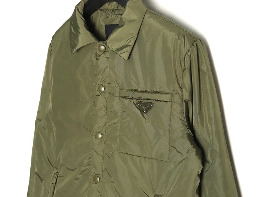 Prada Recycled Nylon Lightweight Puffer Jacket