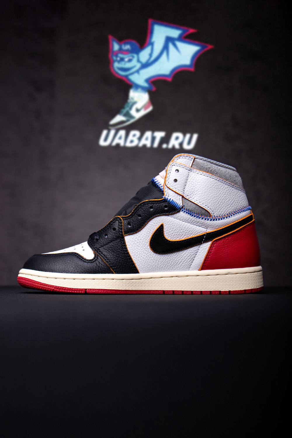 UNION LOS ANGELES BLACK TOE AIR JORDAN 1 RETRO HIGH