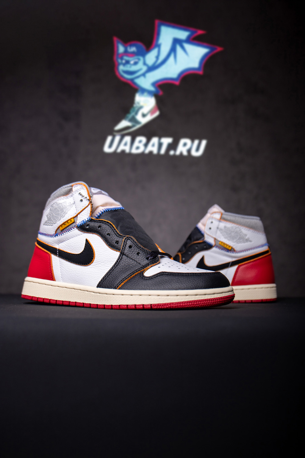 UNION LOS ANGELES BLACK TOE AIR JORDAN 1 RETRO HIGH
