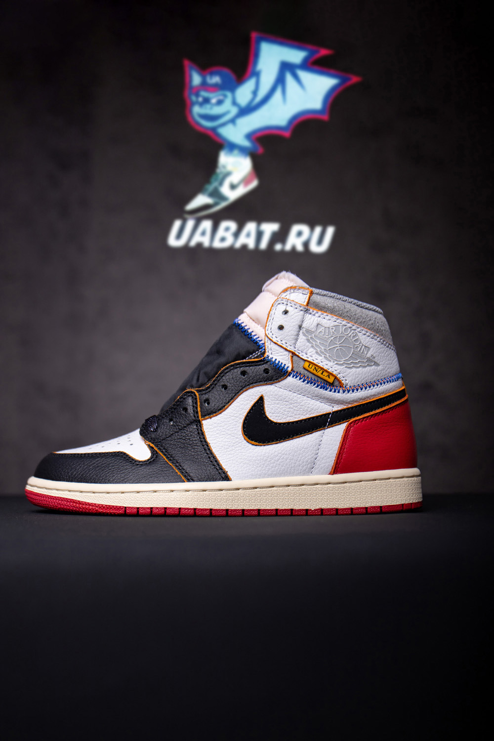 UNION LOS ANGELES BLACK TOE AIR JORDAN 1 RETRO HIGH
