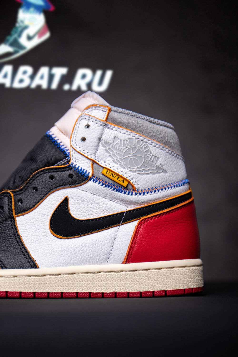 UNION LOS ANGELES BLACK TOE AIR JORDAN 1 RETRO HIGH