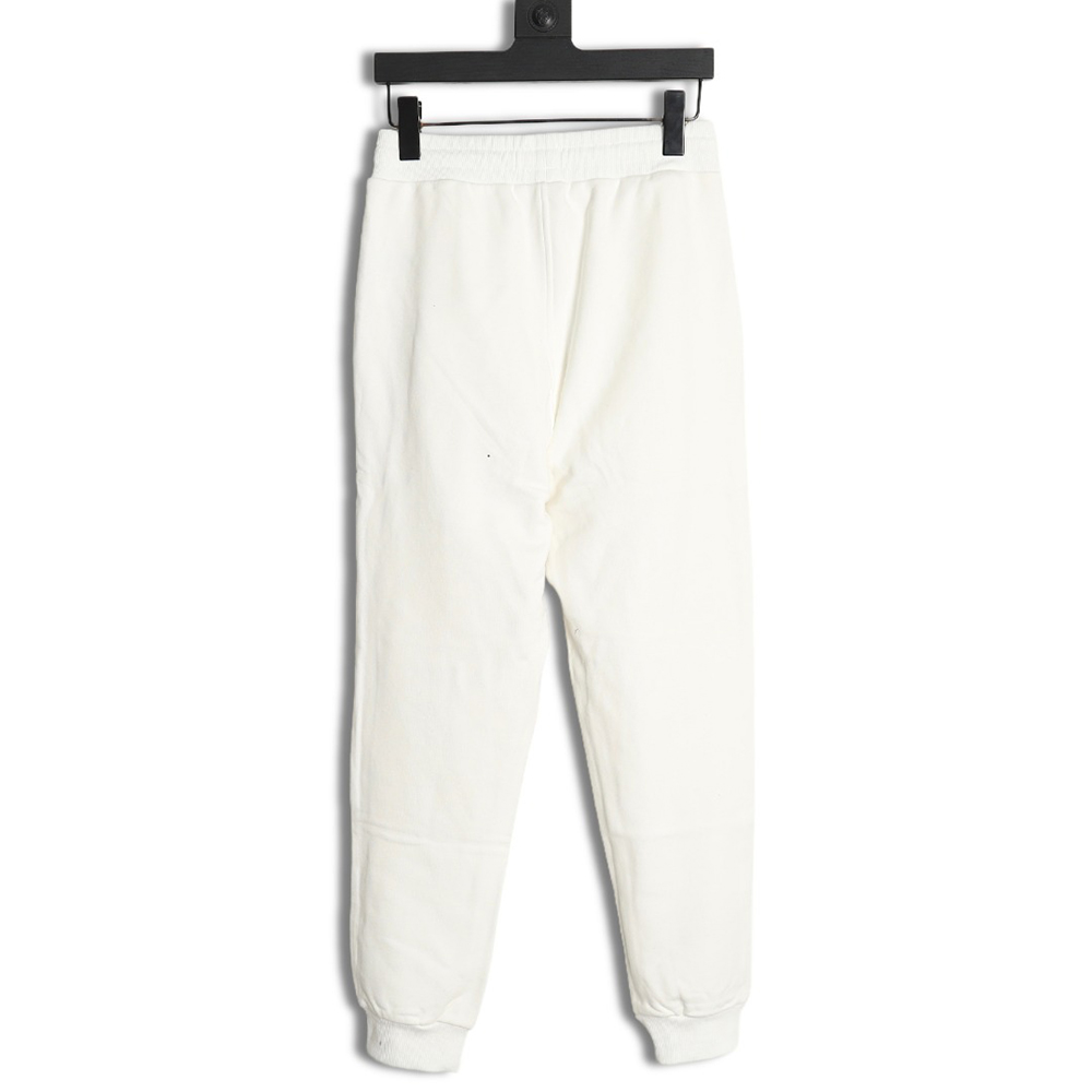 Ami classic heart embroidered trousers
