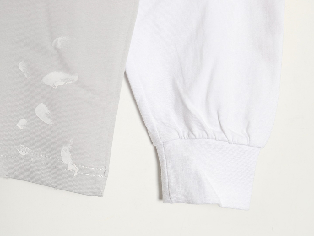 Balenciaga flame logo letter print fake two-piece long sleeve