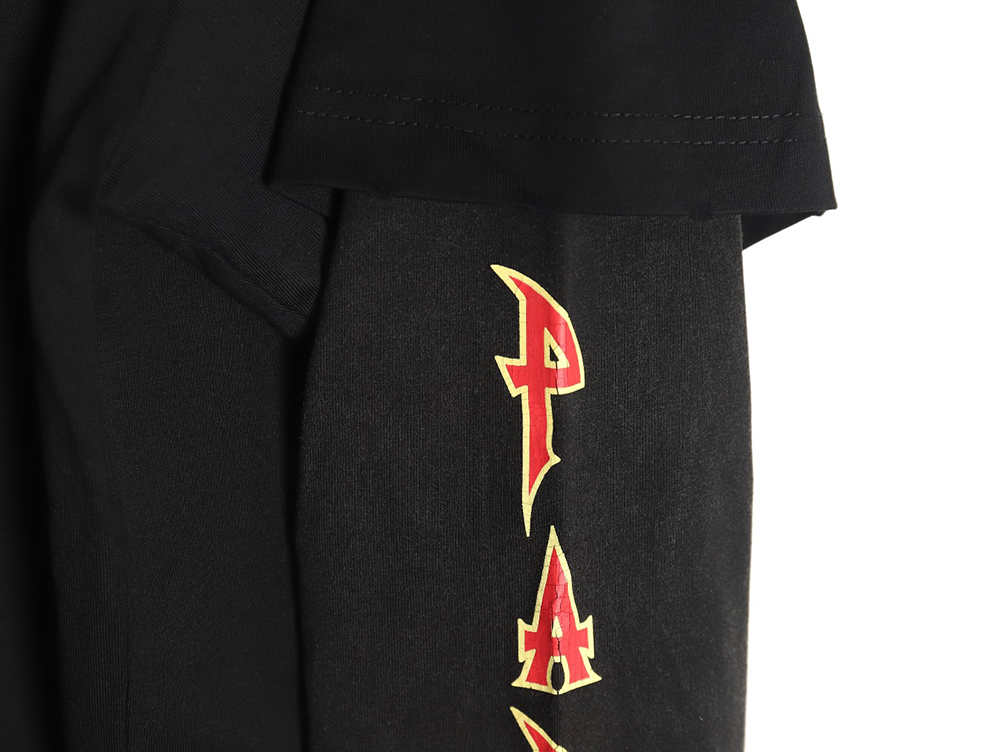 Balenciaga flame logo letter print fake two-piece long sleeve TSK1