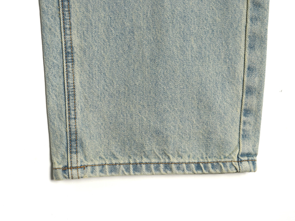 Chrome Heart Classic White Cross Denim Pants