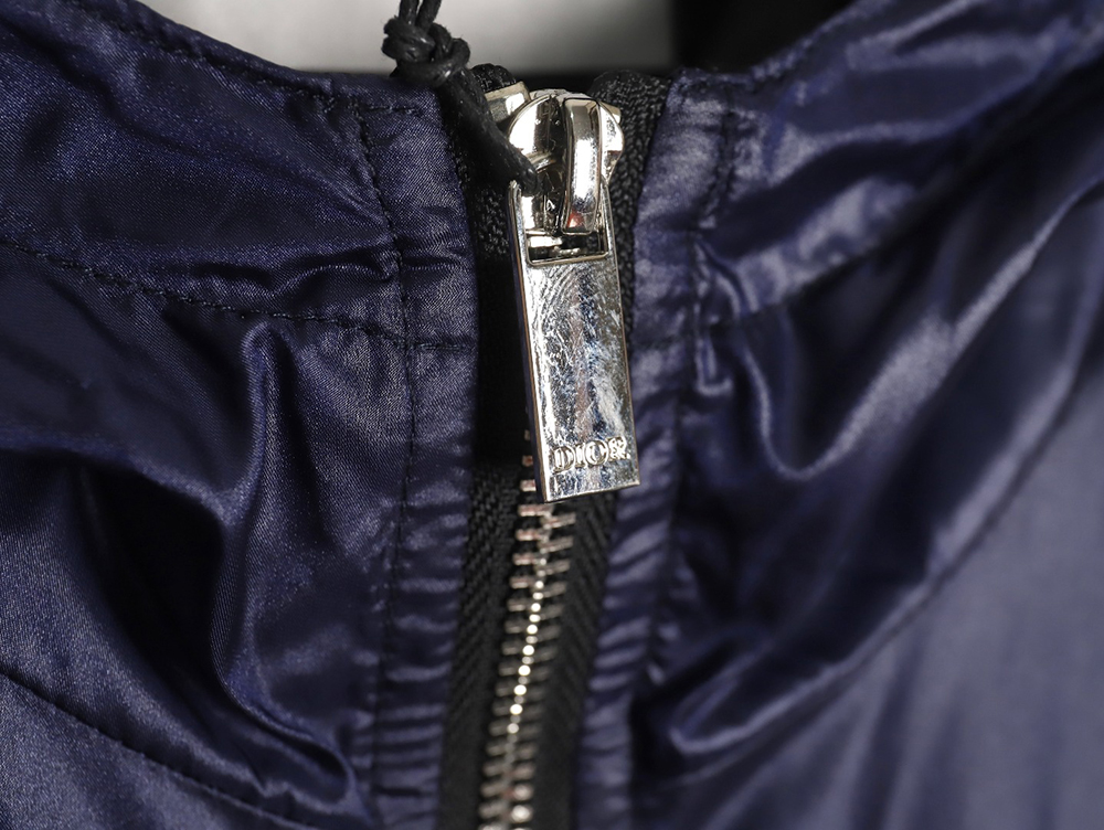 Dior Sleeve Badge Jacquard Silk Hooded Jacket