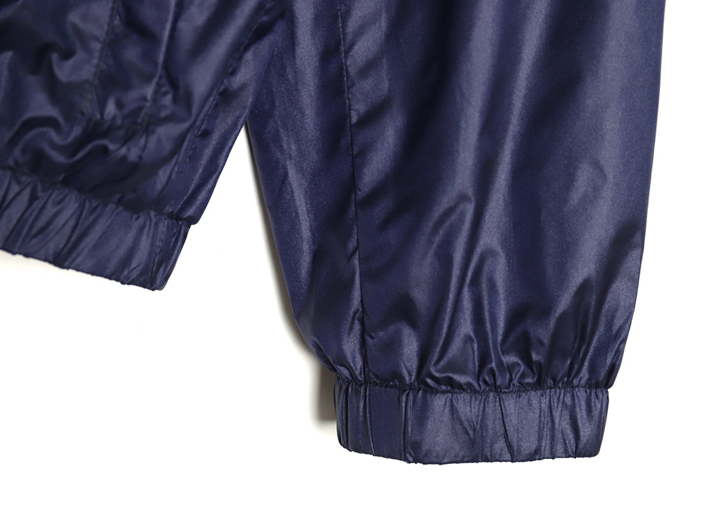 Dior Sleeve Badge Jacquard Silk Hooded Jacket