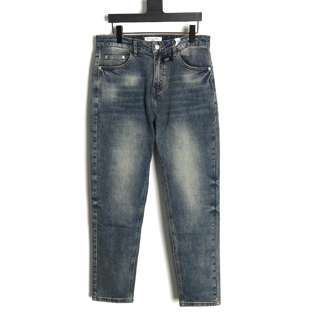 Dior denim trousers with back pocket embroidery