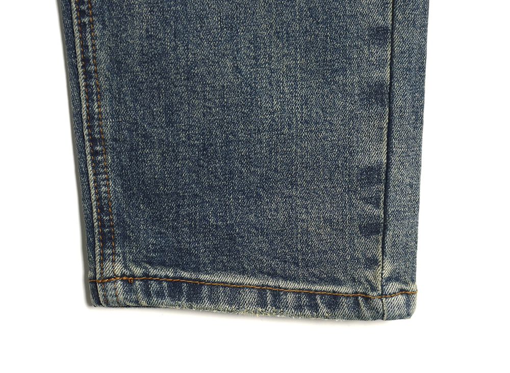 Dior denim trousers with back pocket embroidery