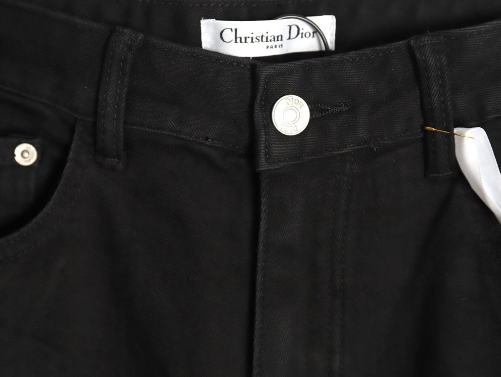 Dior Dinosaur Denim Pants with Back Pockets
