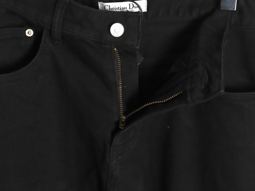 Dior Dinosaur Denim Pants with Back Pockets