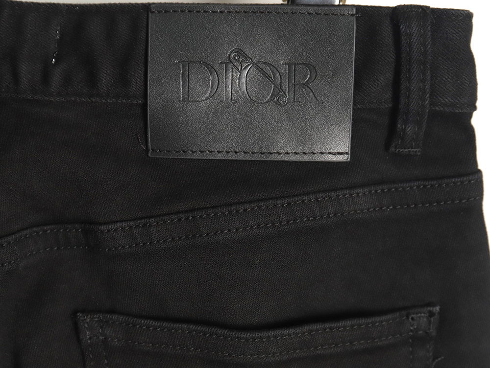 Dior Dinosaur Denim Pants with Back Pockets