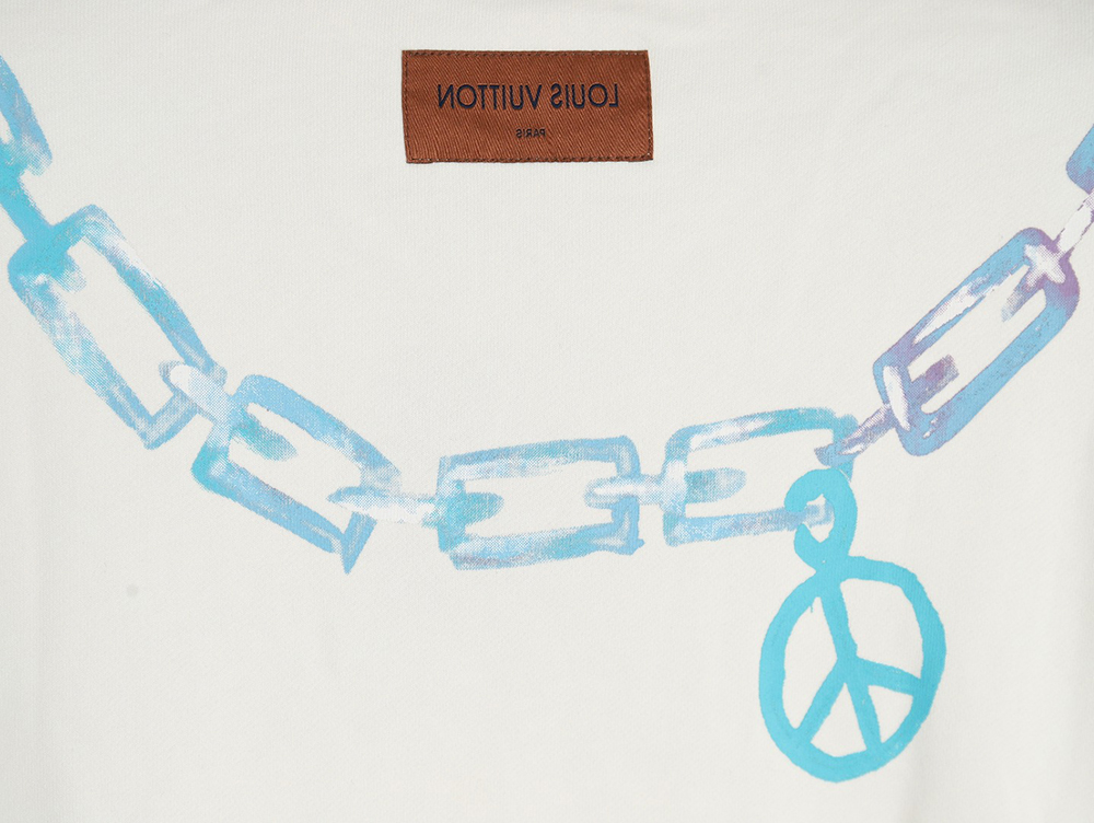 Louis Vuitton Gradient Necklace Pendant Print Sweatshirt