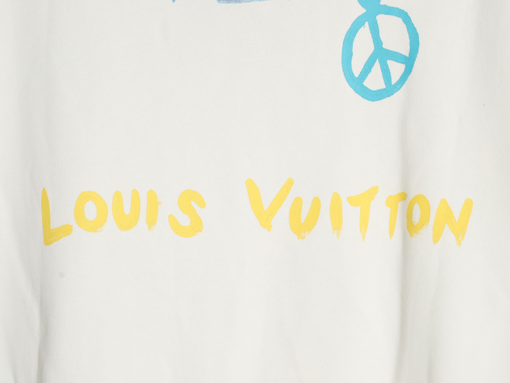 Louis Vuitton Gradient Necklace Pendant Print Sweatshirt