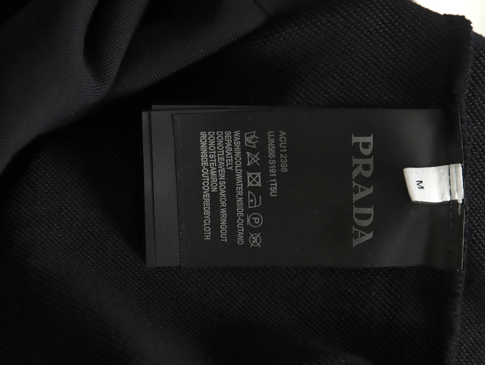 Prada Logo Embroidered Hoodie