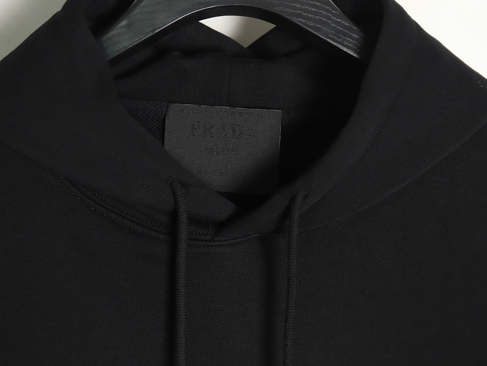 Prada Logo Embroidered Hoodie