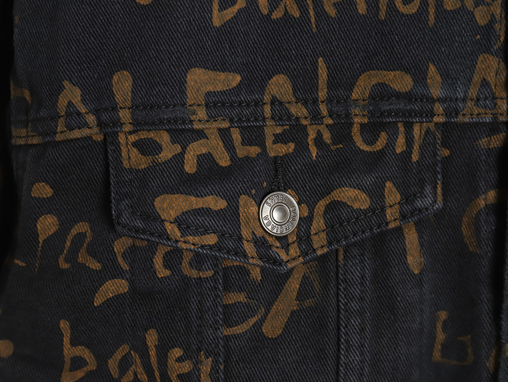 Balenciaga all-over printed jacket