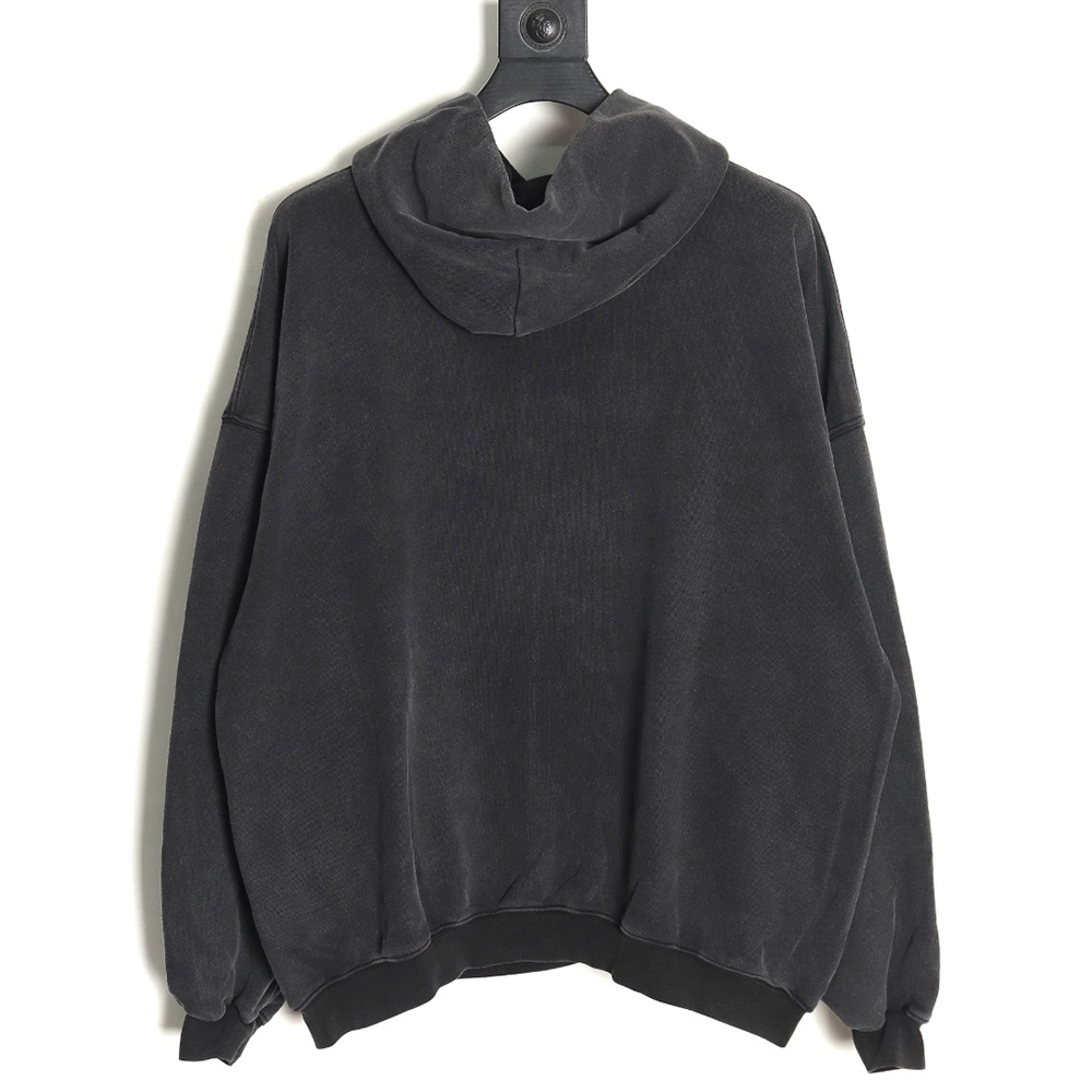 Balenciaga printed washed hoodie